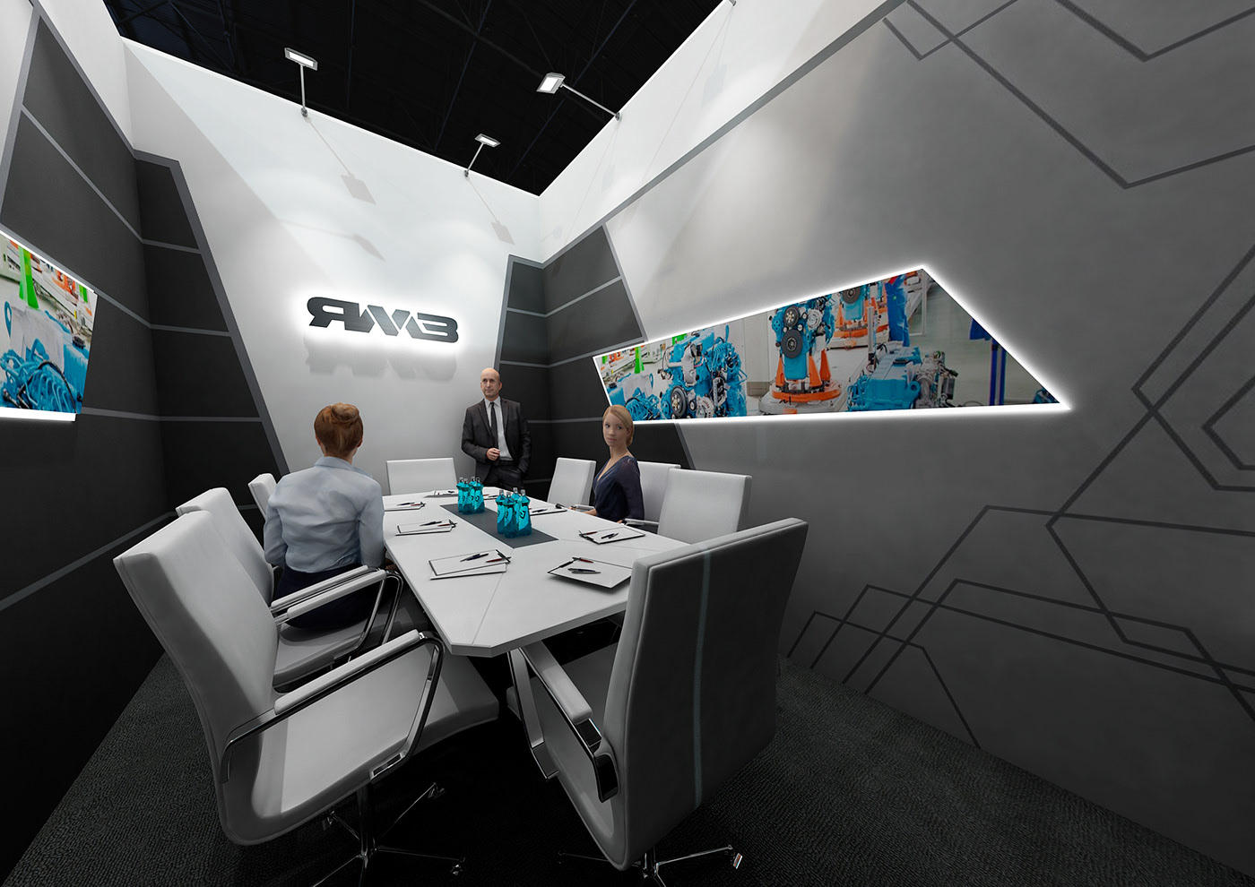 RMB國(guó)外展臺(tái)設(shè)計(jì)